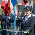Cérémonie du 8 mai à St Crespin sur Moine | Sèvremoine. Le message du ministre des Armées a été lu par Corinne Minot, Sous-préfète de Cholet. ©Olivier Rahard